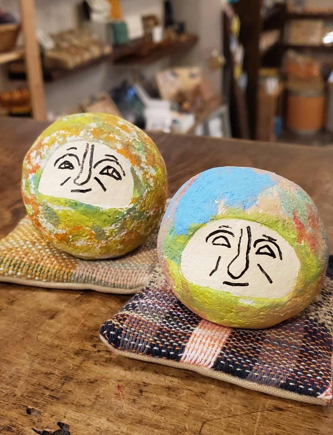 だるまとまめ皿